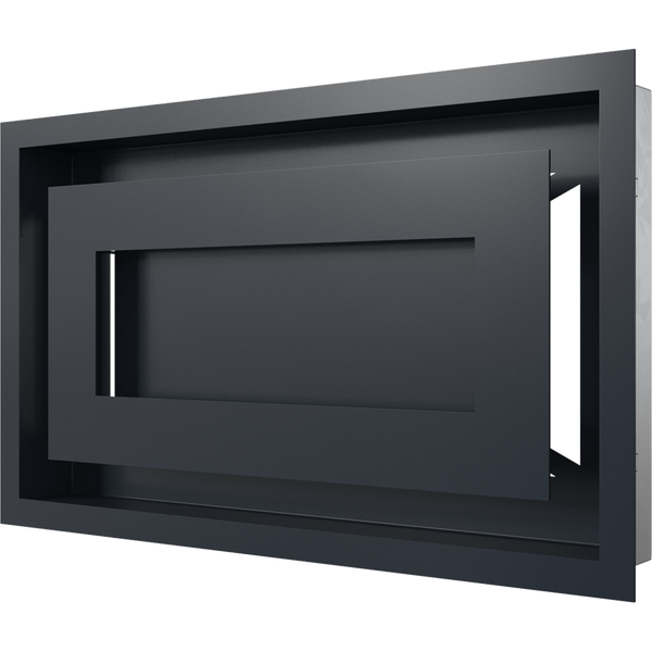 Камінна решітка Kratki WIND графітова 22x37