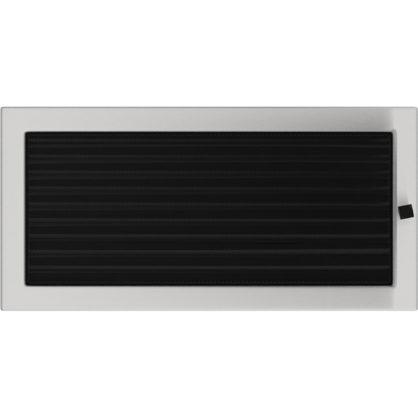 Камінна решітка Kratki шліфована з жалюзями 22x45