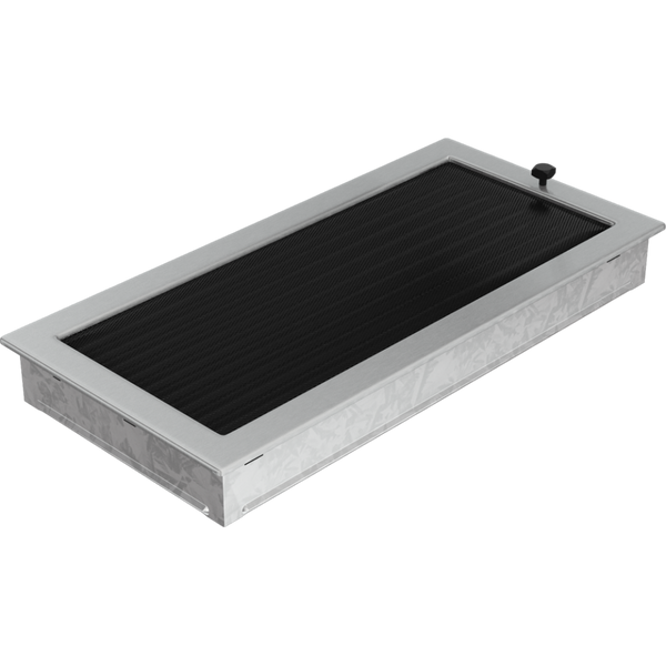 Камінна решітка Kratki шліфована з жалюзями 22x45