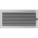 Камінна решітка Kratki шліфована з жалюзями 22x45