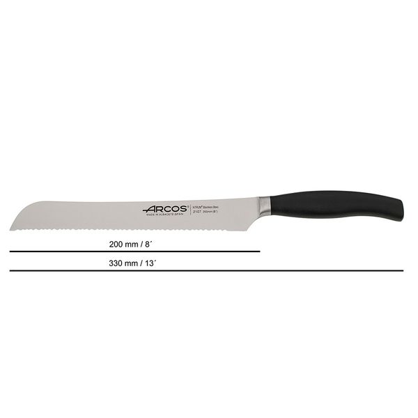 Нож для хлеба 200 мм Clara Arcos 210700