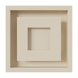 Каминная решетка Kratki WIND кремовая 22x22