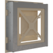 Каминная решетка Kratki WIND кремовая 22x22