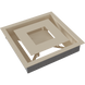 Каминная решетка Kratki WIND кремовая 22x22