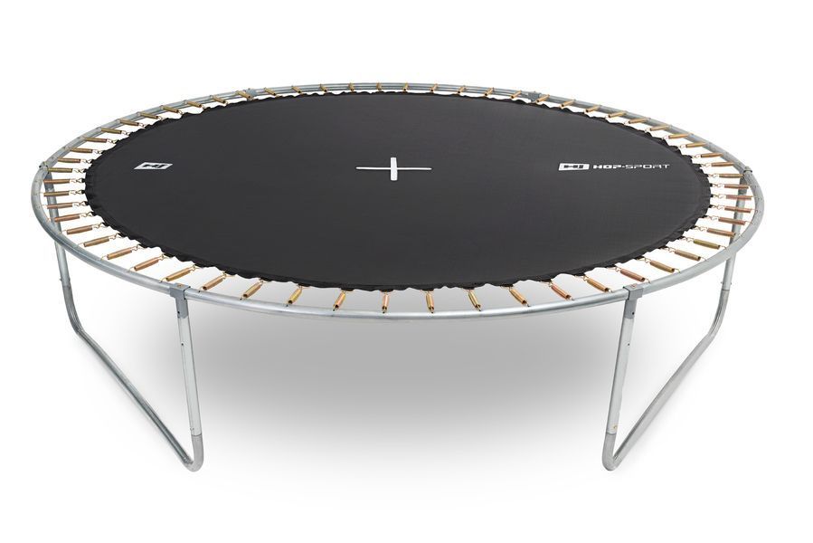 Батут Hop-Sport 10ft (305см) чорно-синій з зовнішньою сіткою (4 ноги)