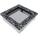 Камінна решітка Kratki Venus з кристалами Swarovski чорно-срібна 17x17