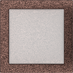 Каминная решетка Kratki медная 22x22