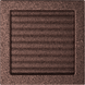 Каминная решетка Kratki медная с жалюзи 22x22