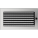 Каминная решетка Kratki шлифованная с жалюзи 17x30
