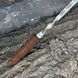 Шампур Mzavod с деревянной ручкой 740х12х3мм темный
