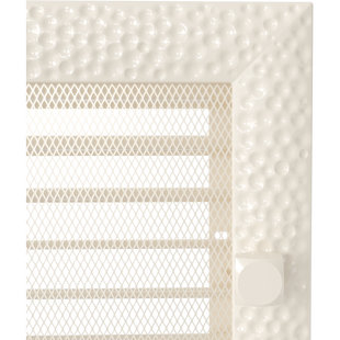 Каминная решетка Kratki Venus кремовая с жалюзи 17x30