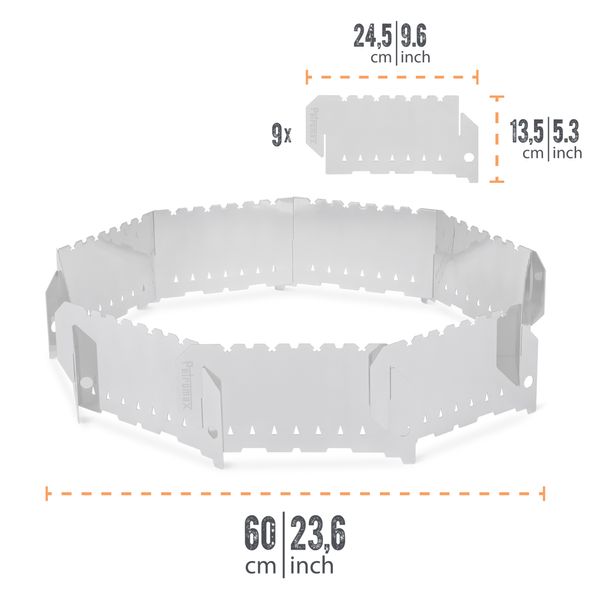 Вітрозахист для мангала Petromax Plug-in Windbreak for Fireplaces