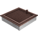 Каминная решетка Kratki Oskar медная крашеная с жалюзи 22x22
