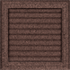 Каминная решетка Kratki Oskar медная крашеная с жалюзи 22x22