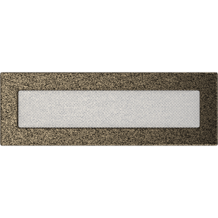 Каминная решетка Kratki черно-золотая 11x32