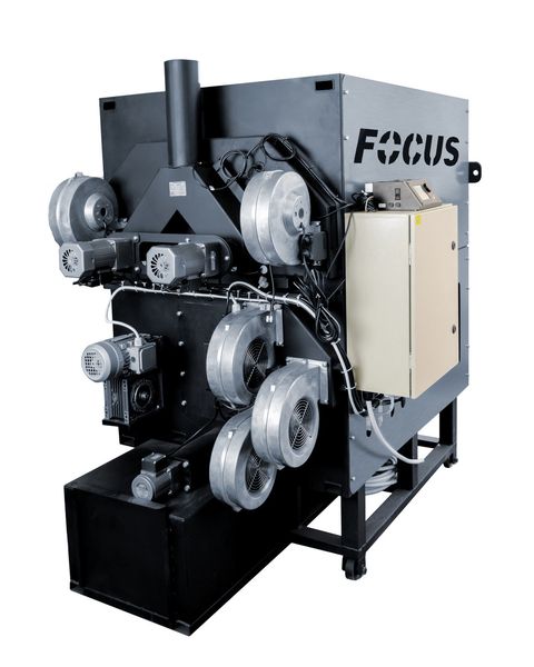 Пеллетная горелка 1000 кВт FOCUS диапазон мощности (400 – 1250 кВт)