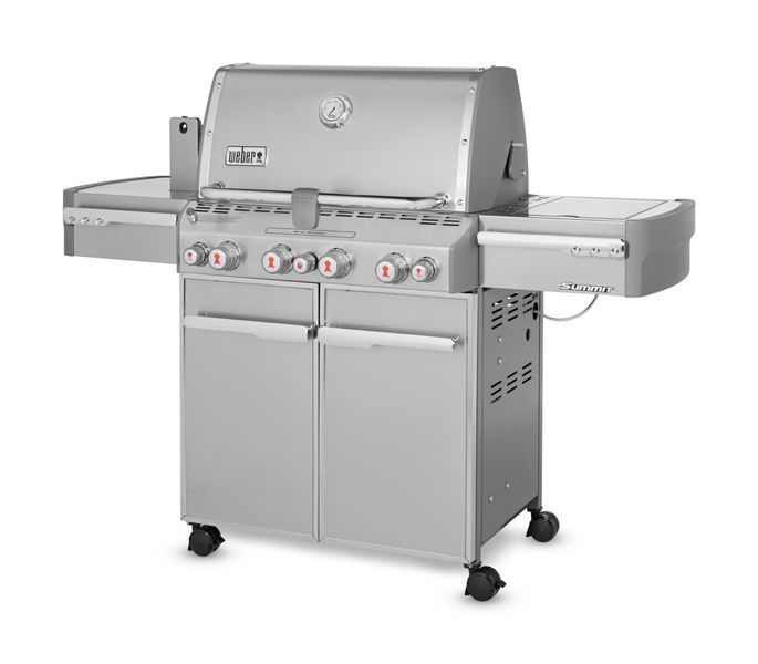 Газовый гриль Weber Summit S-470 GBS, нержавеющая сталь