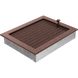 Каминная решетка Kratki медная с жалюзи 22x30