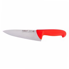 Нож поварской 200 мм красный FoREST
