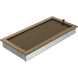 Каминная решетка Kratki черно-золотая с жалюзи 22x45