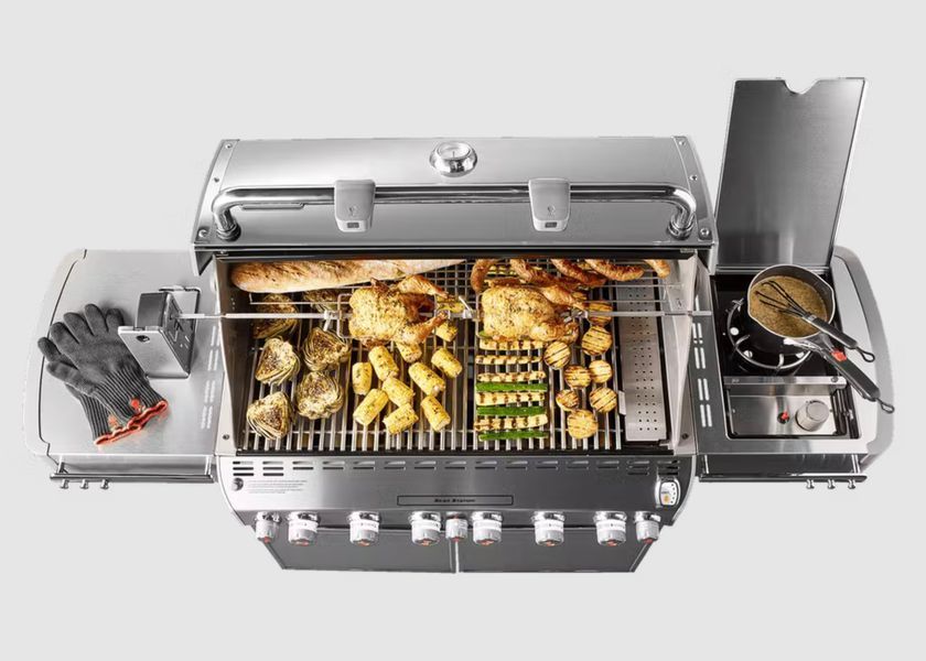 Газовий гриль Weber Summit S-670 GBS, нержавіюча сталь