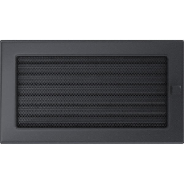 Каминная решетка Kratki графитовая с жалюзи 17x30