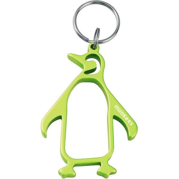 Munkees 3430 брелок-открывашка Penguin green