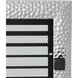 Каминная решетка Kratki Venus никель с жалюзи 22x30