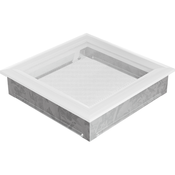 Каминная решетка Kratki Oskar белая 22x22