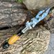Вилка Mzavod с деревянной ручкой для снятия мяса 280х2мм двухцветная