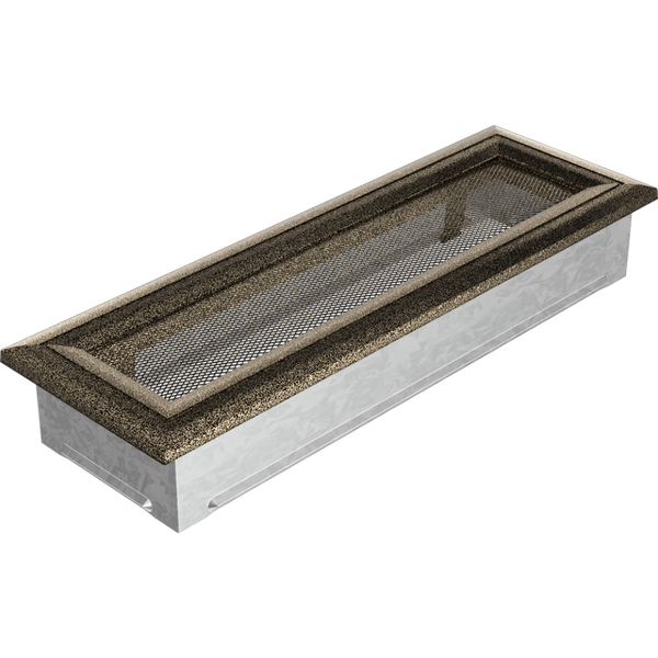 Каминная решетка Kratki Oskar черно-золотая 11x32