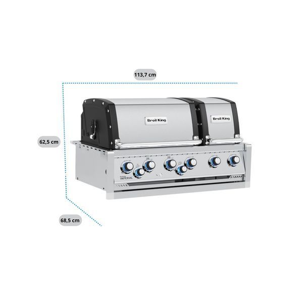 Гриль газовий, що вбудовується Broil King IMPERIAL QS 690 BI