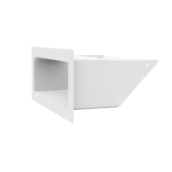 Камінна решітка Kratki LUFT SF біла 9x20
