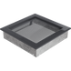 Каминная решетка Kratki графитовая 22x22