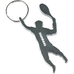 Munkees 3492 брелок-открывашка Tennis Player grey