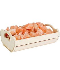 Гімалайська рожева сіль Ящик 10 кг для лазні та сауни