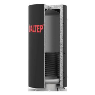 1000 л. Круглый теплоаккумулятор с нижним теплообменником ALTEP