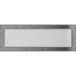 Каминная решетка Kratki черно-серебряная 17x49