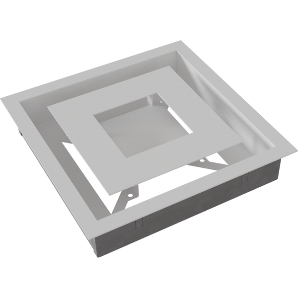 Камінна решітка Kratki WIND біла 22x22