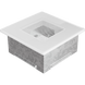 Каминная решетка Kratki белая 11x11