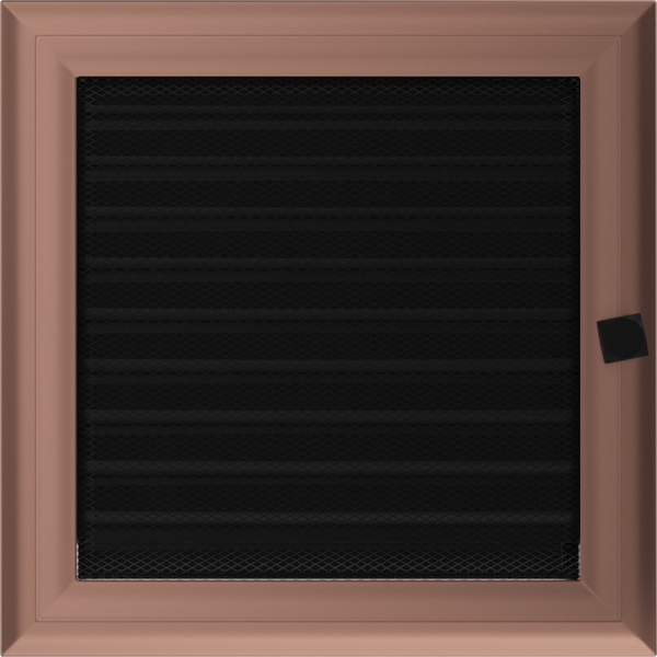 Каминная решетка Kratki Oskar медная с жалюзи 22x22