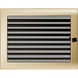 Камінна решітка Kratki позолочена з жалюзями 22x30