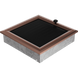 Каминная решетка Kratki Oskar медная с жалюзи 22x22