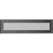 Каминная решетка Kratki Oskar черно-серебряная 11x42
