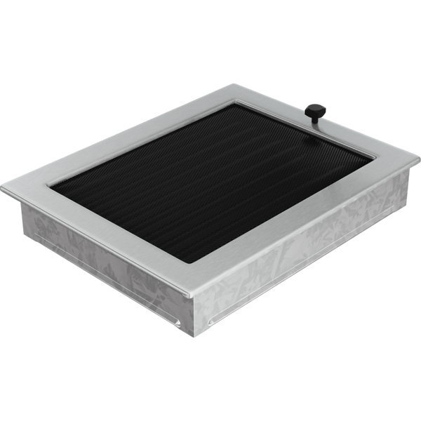 Камінна решітка Kratki шліфована з жалюзями 22x30