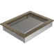 Камінна решітка Kratki чорно-золота 22x30