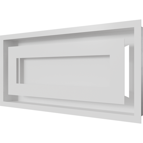 Камінна решітка Kratki WIND біла 22x45