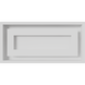 Камінна решітка Kratki WIND біла 22x45