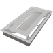 Камінна решітка Kratki WIND біла 22x45