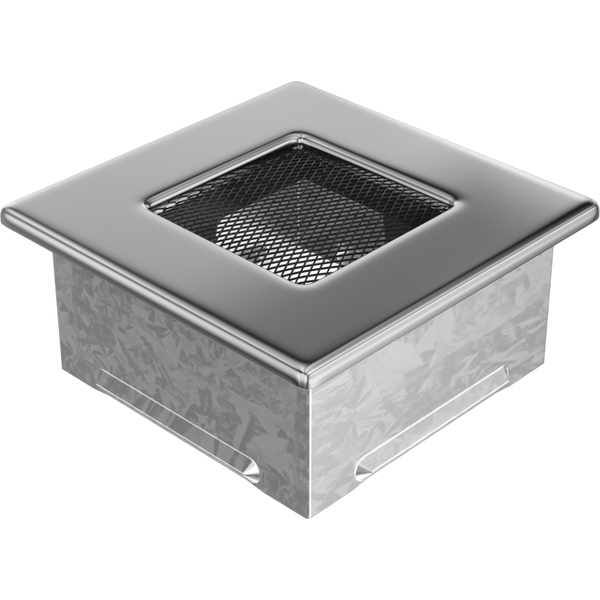 Камінна решітка Kratki нікель 11x11